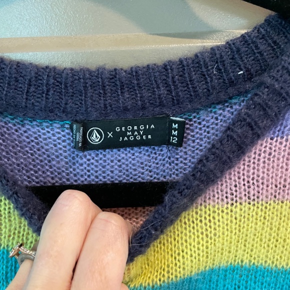 Multicolor, rainbow-ish Volcom sweater - Picture 2 of 4